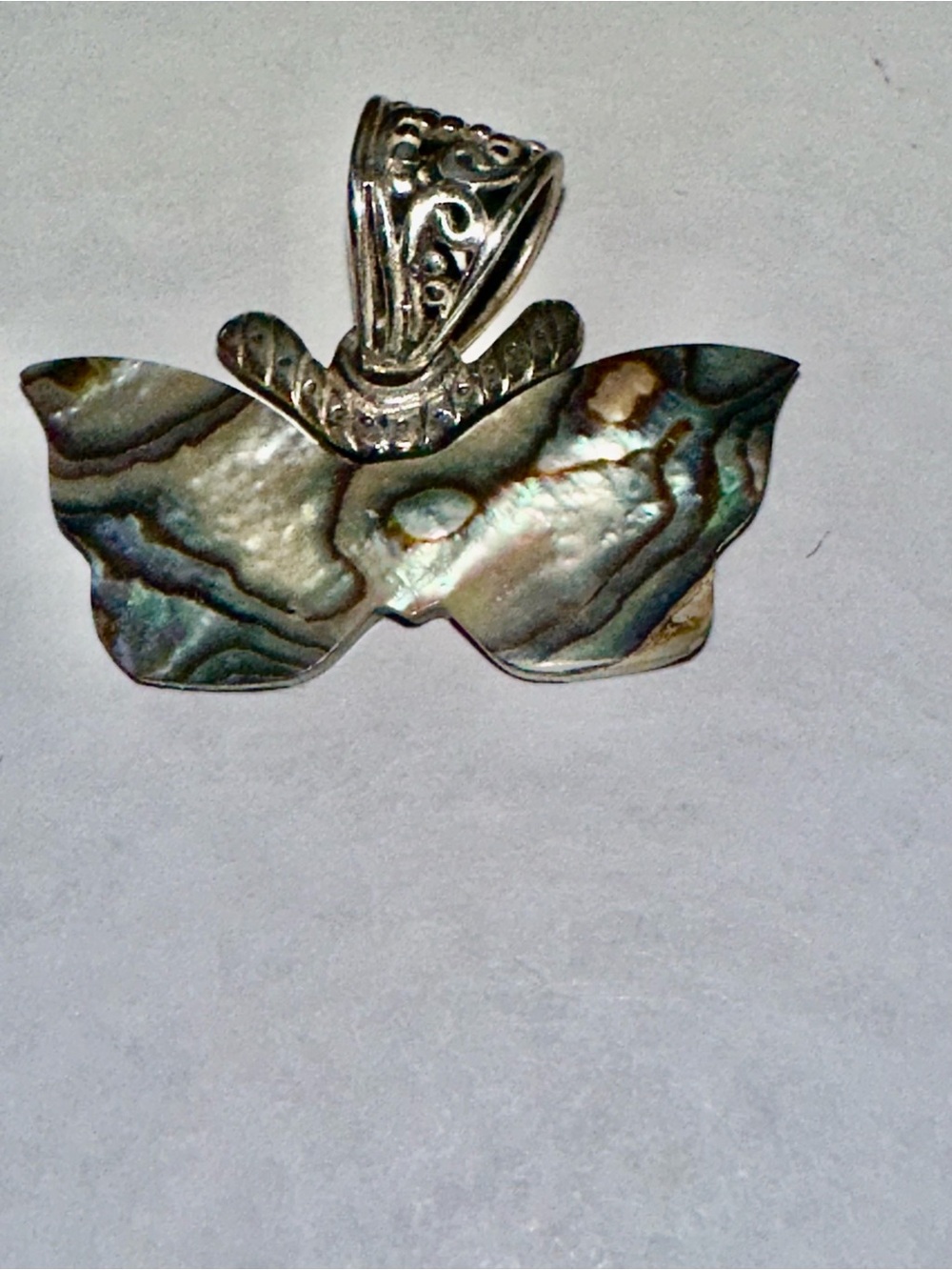 Bali Legacy Abalone Butterfly Pendant